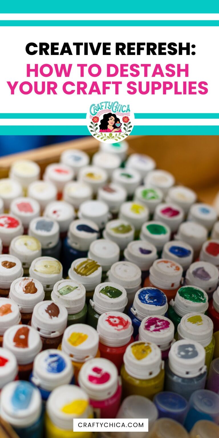 bottle of paint - destash craft supplies