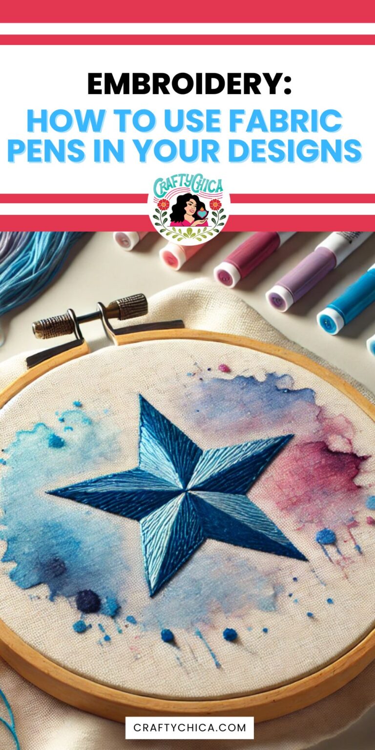 fabric pen embroidery