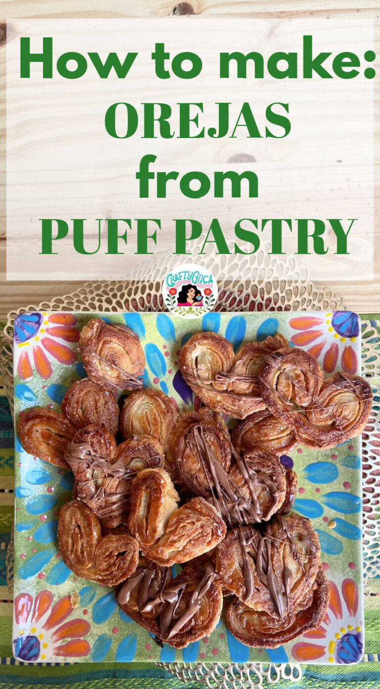 orejas from puffy pastry.