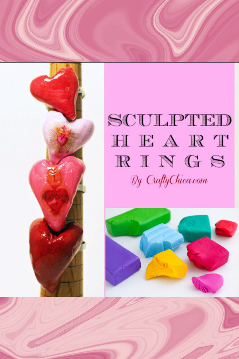 sculpted clay rings