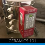 kiln in a garage